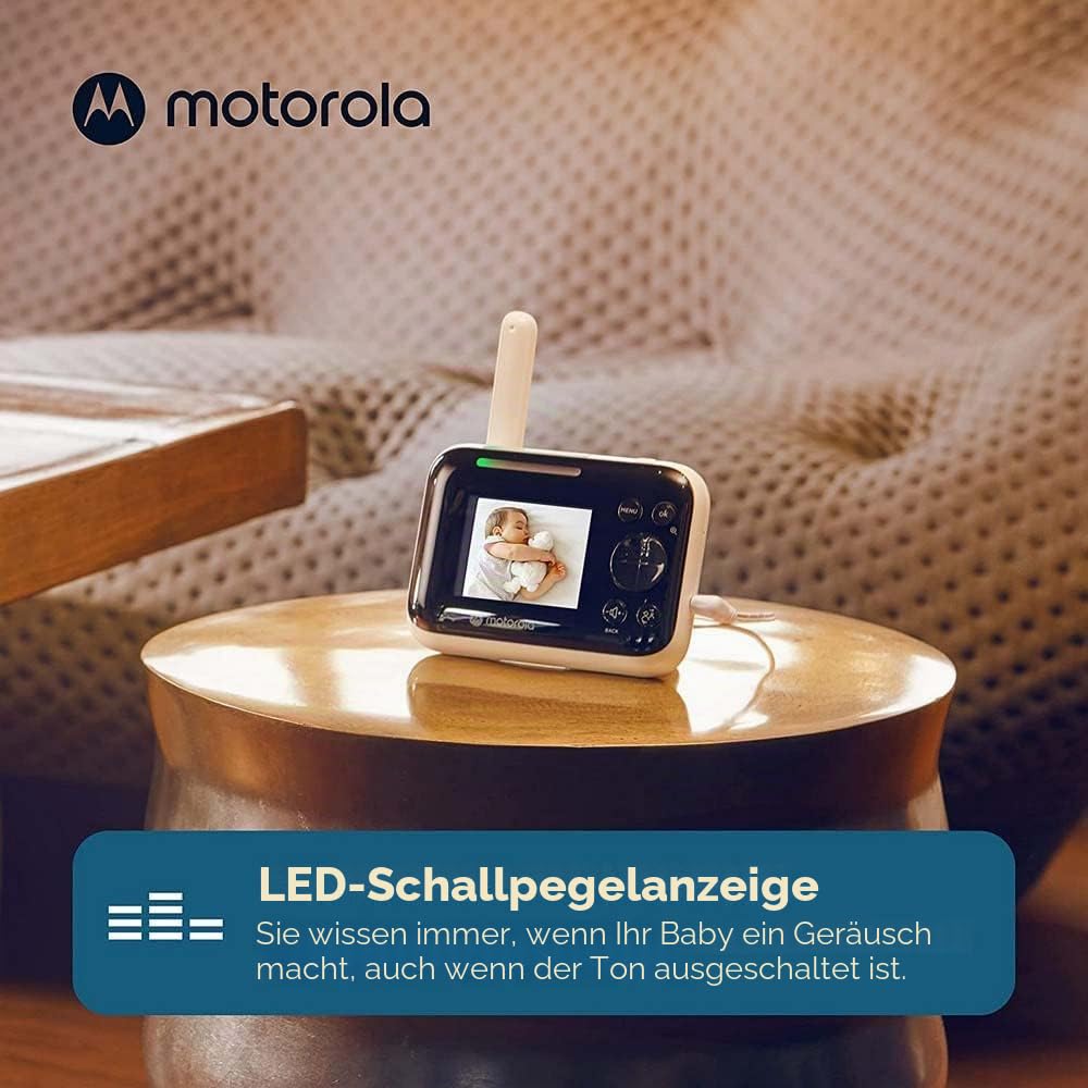 Motorola Nursery PIP1200 - Babyphone mit Kamera - 2.8" Elterneinheit - 2 Wege Kommunikation - Zimmer
