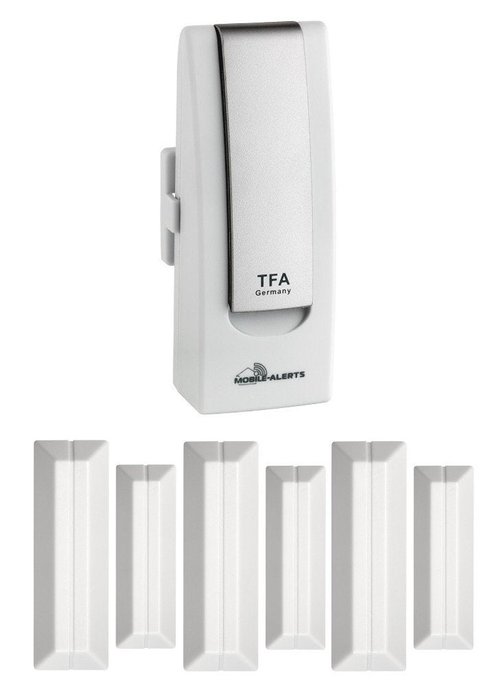 TFA Dostmann Haus-Überwachungsset TFA 31.4000.02.TF.Basic Weatherhub SmartHome Tür und Fensteralarm