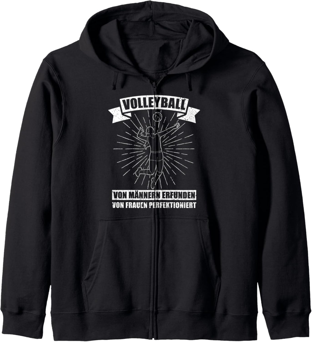 Beach Volleyball Spieler Geschenk I Volleyballer Kapuzenjacke