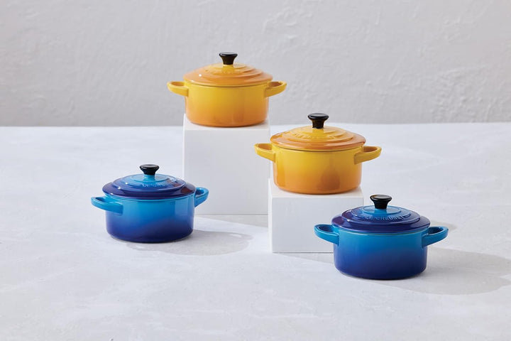 LE CREUSET Mini-Cocotte aus Steinzeug, 200 ml, 10 x 5 cm, Nectar, 71901106720100 Ofenrot, Ofenrot