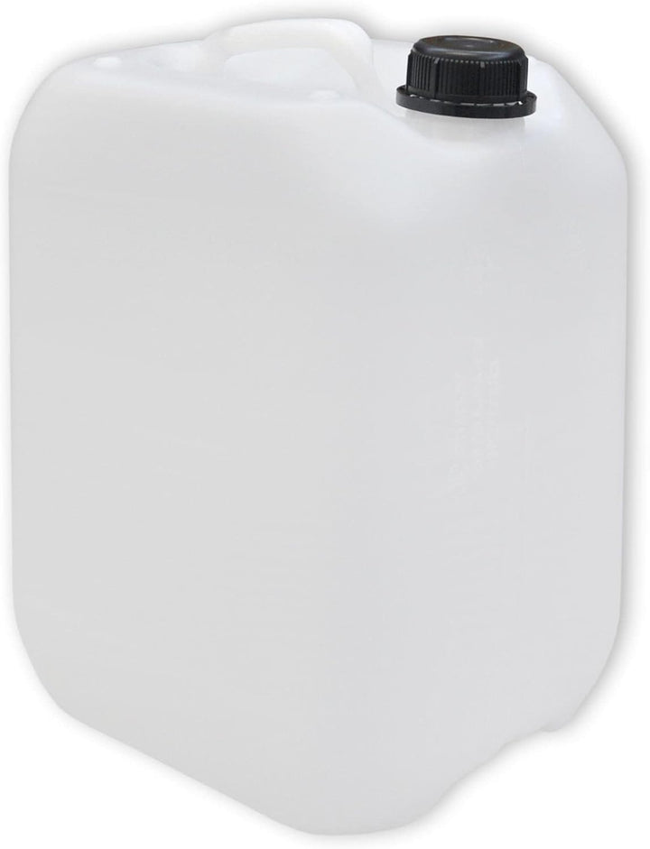plasteo® 10L Getränke- Wasserkanister Natur | Lebensmittelecht | Hergestellt in DE | UN-Zulassung |