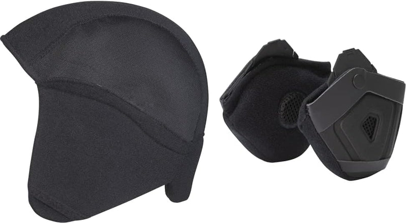 ABUS Winter Kit Fahrradhelm M Bundle mit Ohrenschützer Schwarz (black), M Bundle mit Ohrenschützer S