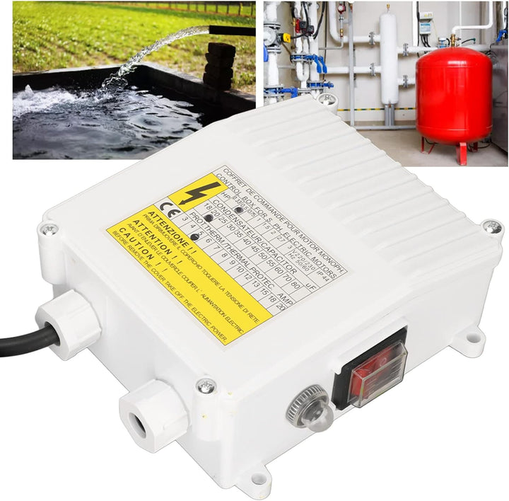 Pumpensteuerkasten Saugpumpensteuerung Haushalt Tiefbrunnenpumpe Tauchpumpe Externer Steuerkasten(1.