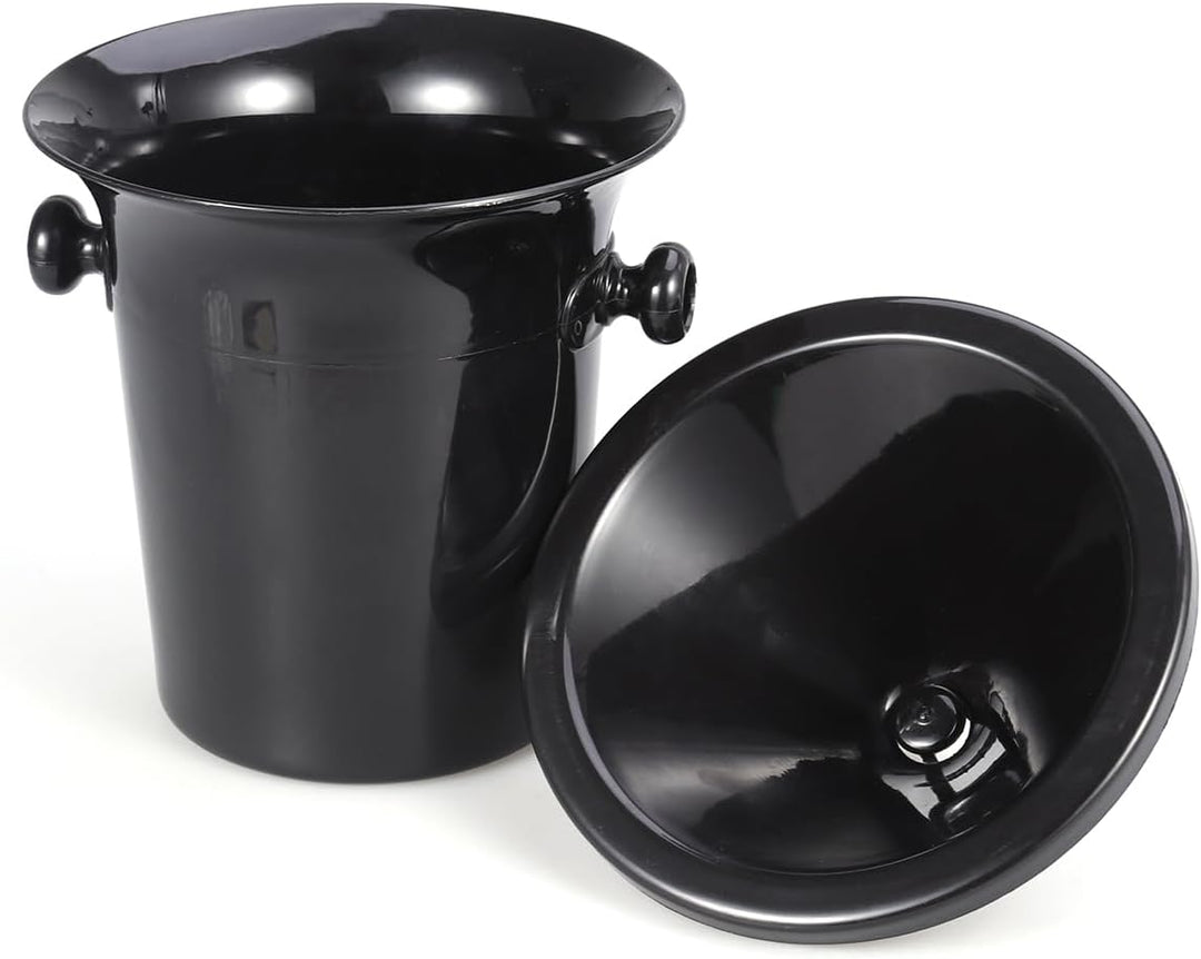 BESTonZON Weinverkostungs-Spucknapf Für Wein Whiskey Cocktails Runder Eiskübel Mit Doppelohren Weinv