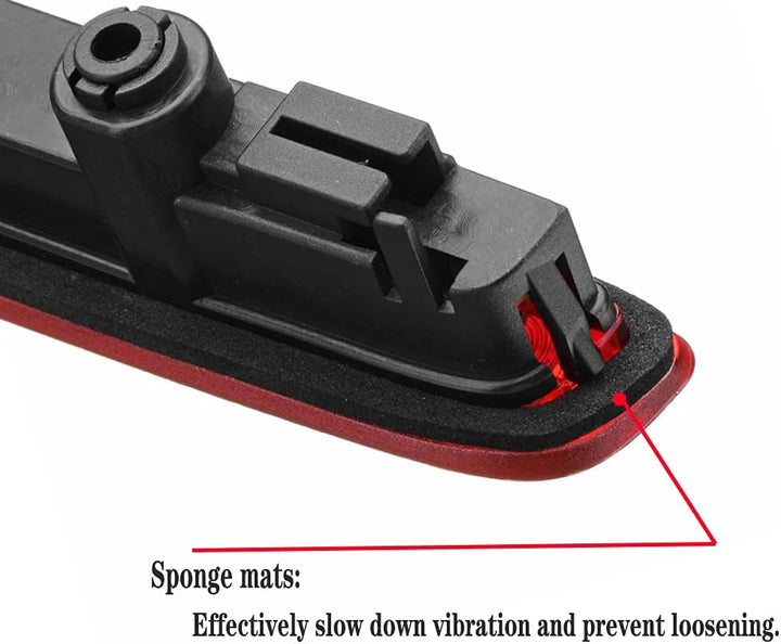 KYYET LED-Bremslicht, hoch montiertes 3. drittes Bremslicht für T5 T6 Transporter 2003-2016 2-Türer