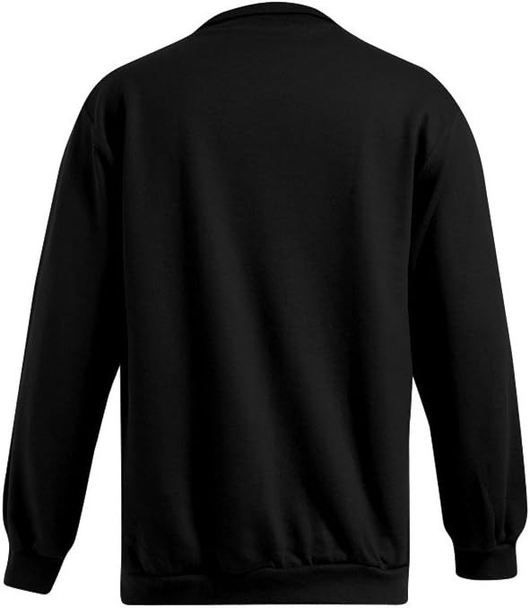 Troyer Sweatshirt Herren, Schwarz, XL