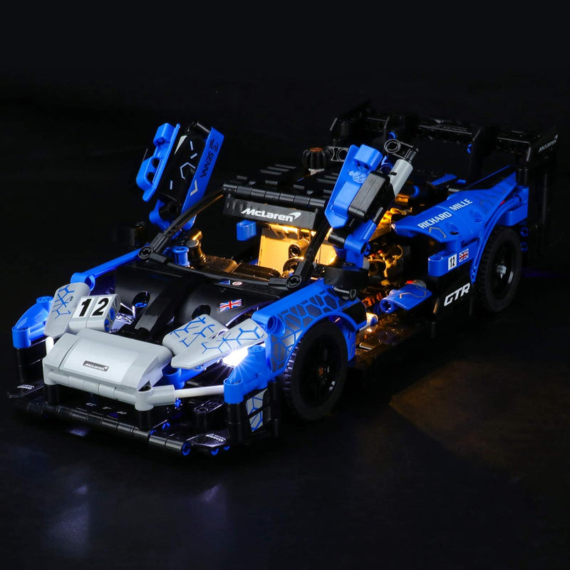 BRIKSMAX Led Beleuchtungsset für Lego Technic McLaren Senna GTR - Compatible with Lego 42123 Baustei