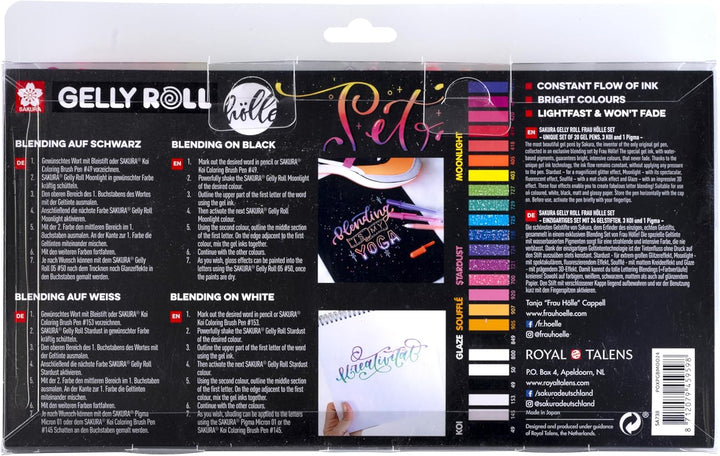 Sakura Gelly Roll Set Frau Hölle | 24 Farben (POXPGBMOO24)