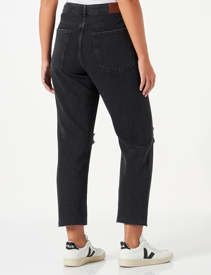 United Colors of Benetton Damen Hose 28 Schwarzer Denim 801, 28 Schwarzer Denim 801