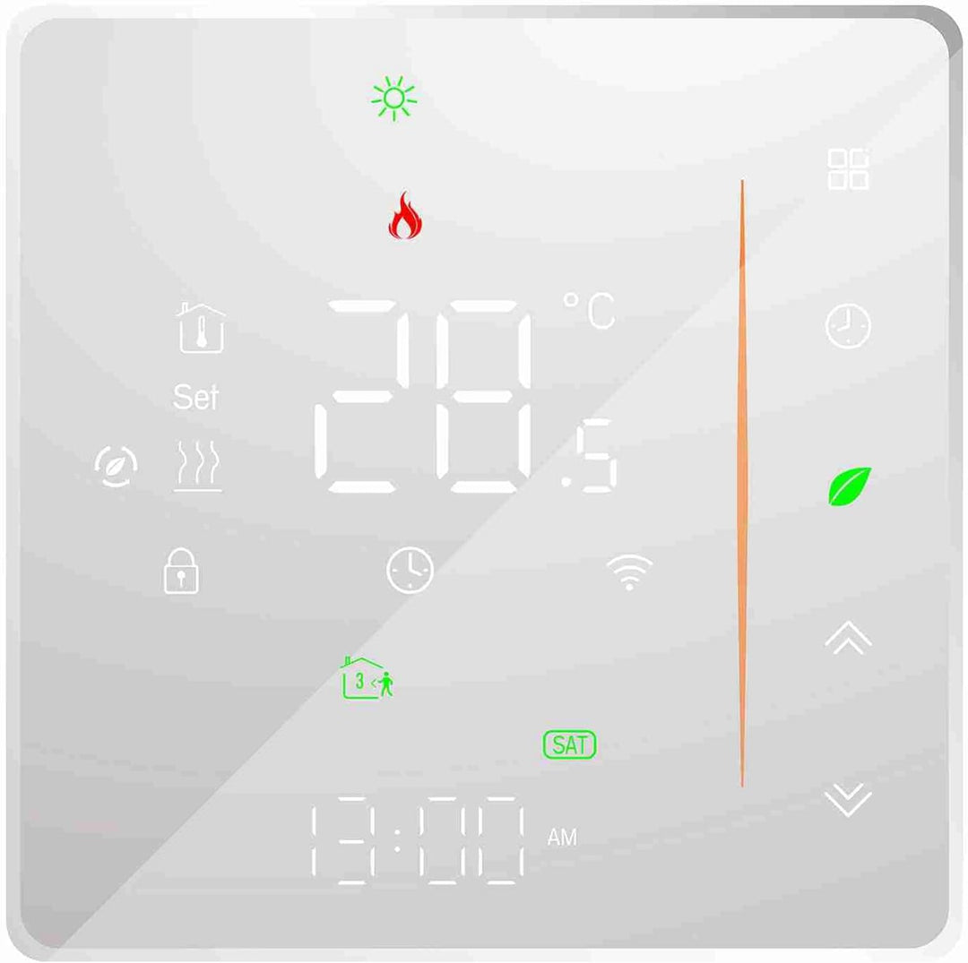 Decdeal WiFi Thermostat Wasser-Fussbodenheizung,Unterstützung Von TUYA/Smart Life,Google Home,Progra