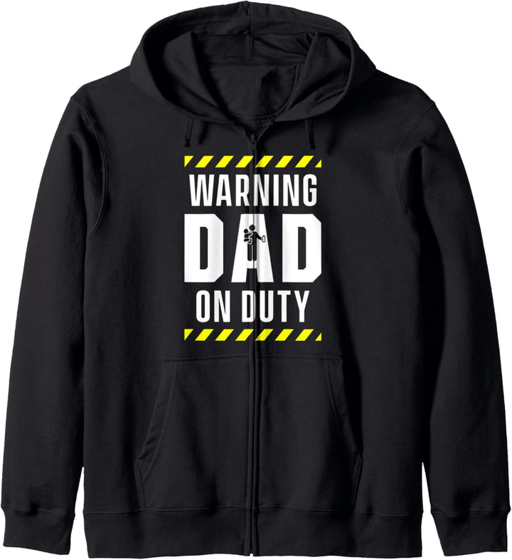 Vater Im Dienst Daddy Dad Stolzer König Familie Kapuzenjacke