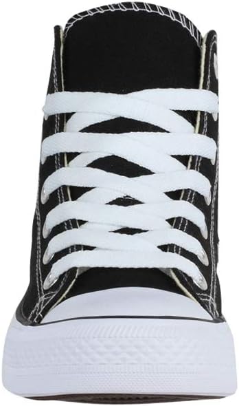 Elara Unisex Kult Sneaker | Bequeme Sportschuhe für Damen und Herren | High Top Textil Schuhe|Chunky