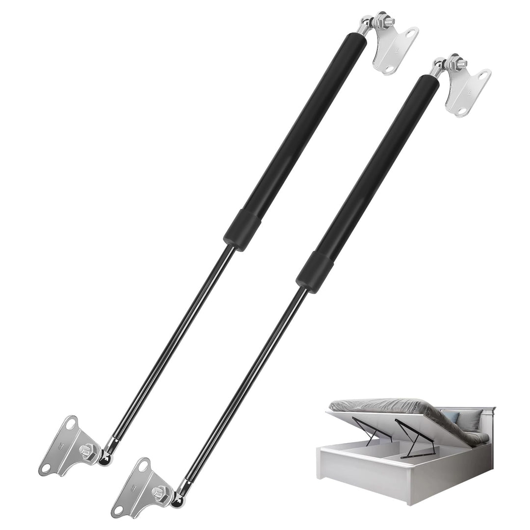 Gasdruckfedern, 500 mm, 245 N/25 kg, 2 Stück, universell verstellbare Hebefedern, Gasfeder-Hebe-Stüt