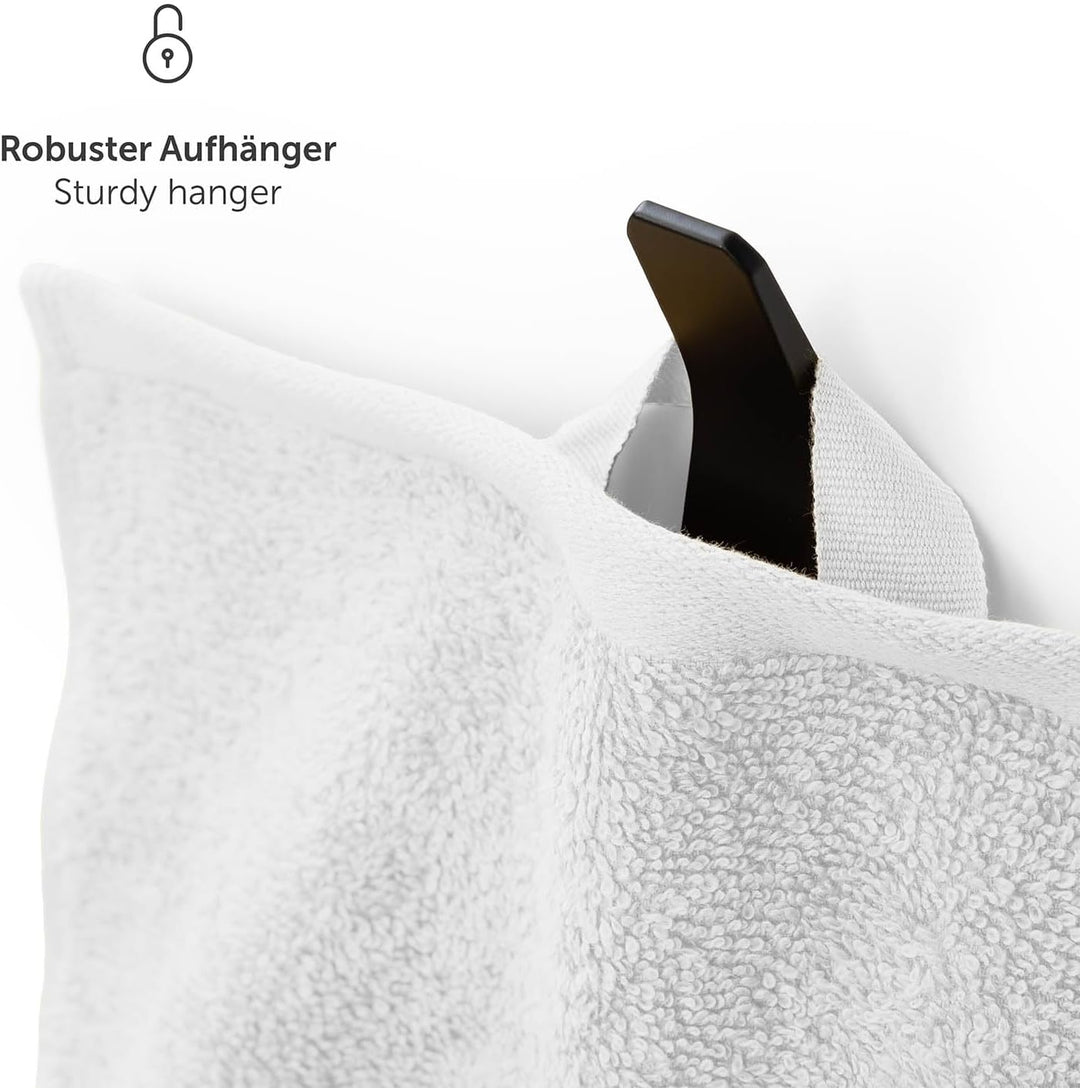 Blumtal Premium Frottier Handtücher Set mit Aufhängschlaufen - Baumwolle Oeko-TEX Zertifiziert, weic