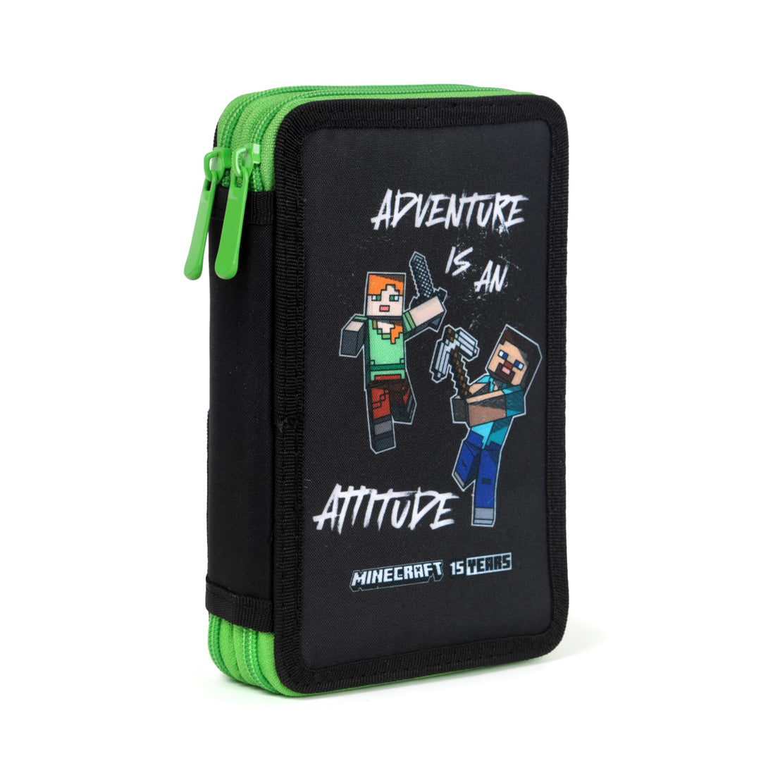 Minecraft Alex Creeper Steve Federtasche Kinder, Federmäppchen, Pencil Case Grosse Kapazität, Etui S