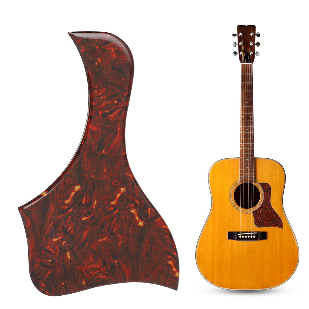Tissting Akustikgitarren Pickguard, Universal PVC Schutzplatte für Gitarrenkörper Schlagschutz Gitar