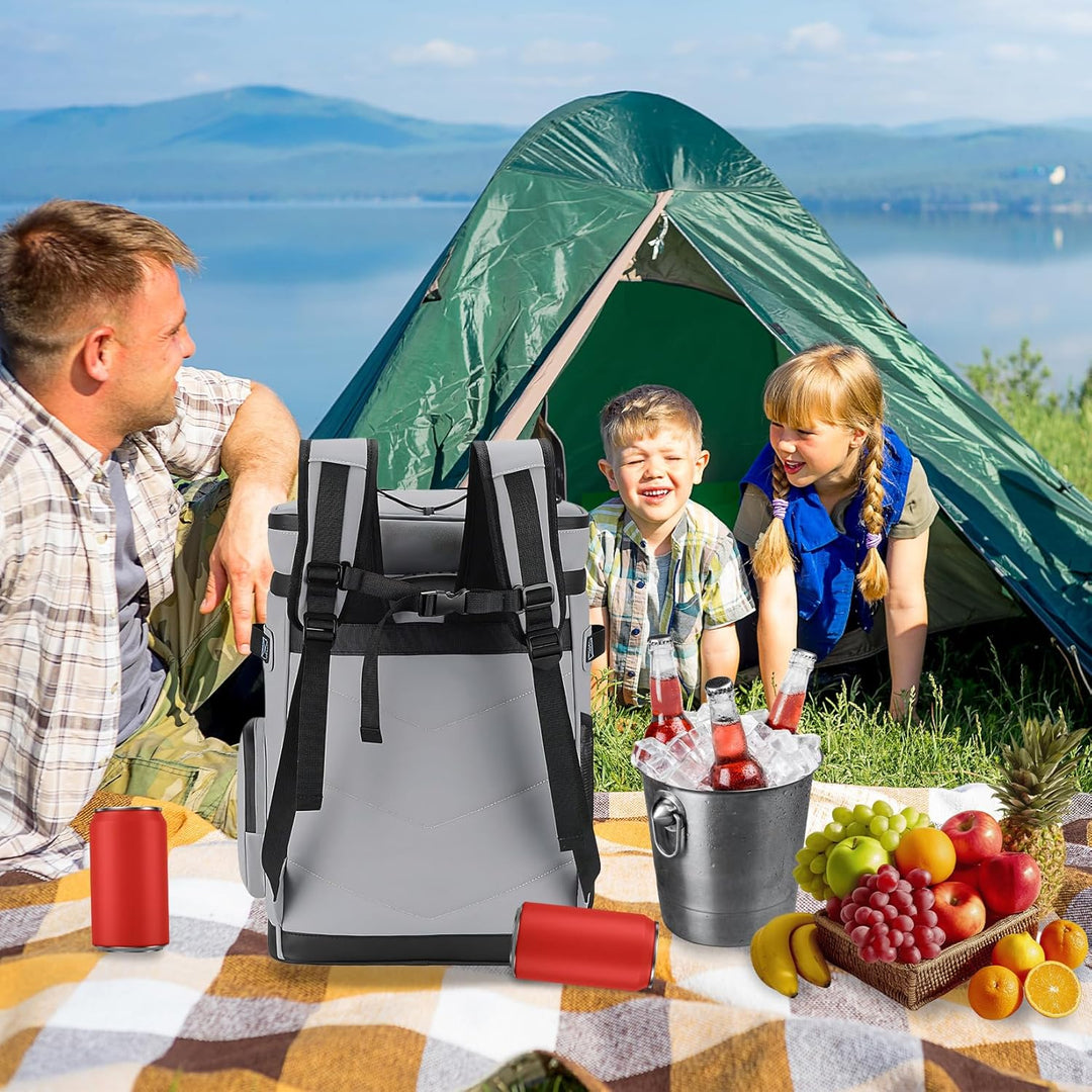Garvee Wasserdichter 30L Isolierter Rucksack-Kühler – Auslaufsicher, tragbar, grosse Lunchbox für Pi