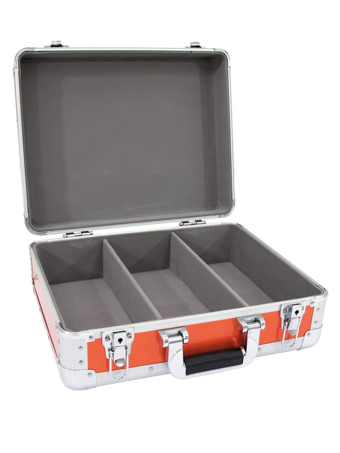 ROADINGER CD-Case ALU Digital-Booking abgerundet rt | CD-Case in rotem Aluminiumgehäuse für ca. 90 C
