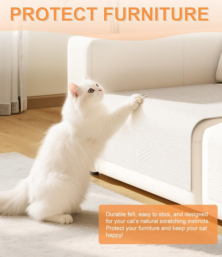 Selbstklebende Kratzschutzmatte für Sofa & Wand, 40x300 cm kratzschutz Sofa Katze - Trimmbarer Schut