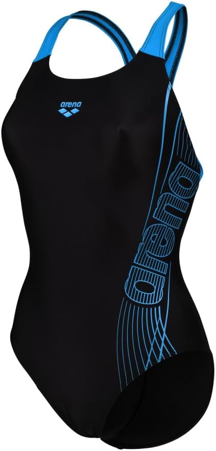 ARENA Damen Women's Dreamy Swimsuit Swim Pro Back One Piece Swimsuit (1er Pack), 36 Black-turquoise