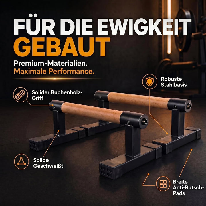 Body &amp; Mind® Push-Up Liegestütz-Griffe; Kompakte Trainings-Griffe Fitness-Rack für Ganzkörper-Traini
