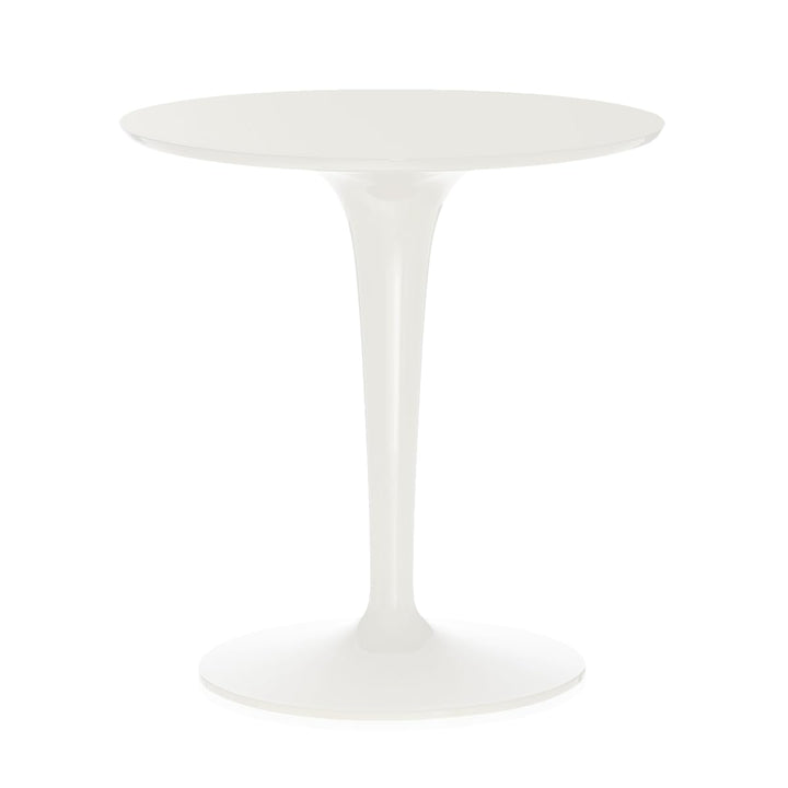 Kartell Tip Top Mono Beistelltisch, Weiss Nero, Nero