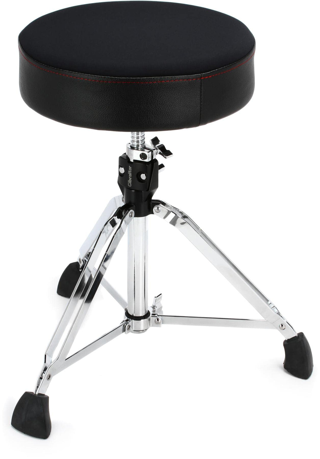 Gibraltar Schlagzeughocker, Drumhocker 9000 Series Round Neoprene, 9608NR (Durchmesser: 35cm, Neopre