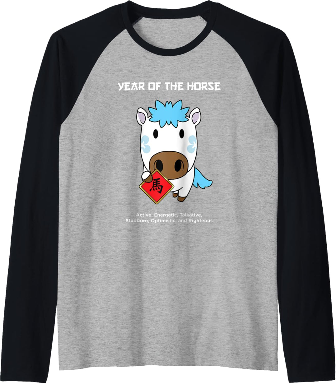 Jahr des Pferdes Chinesisches Sternzeichen Mondneues Jahr Raglan