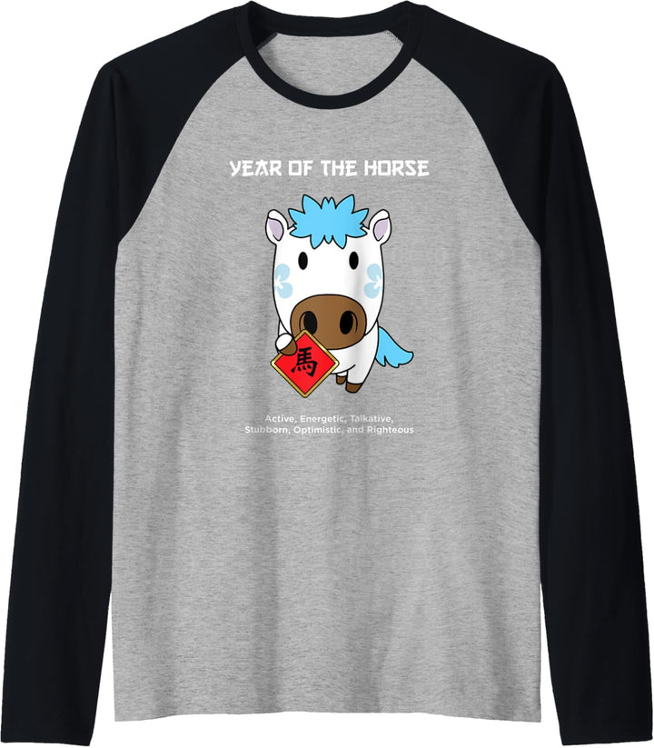 Jahr des Pferdes Chinesisches Sternzeichen Mondneues Jahr Raglan