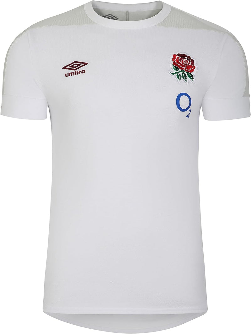 Umbro England Presentation Tee SS (O2) L Brilliant White / Foggy Dew, L Brilliant White / Foggy Dew