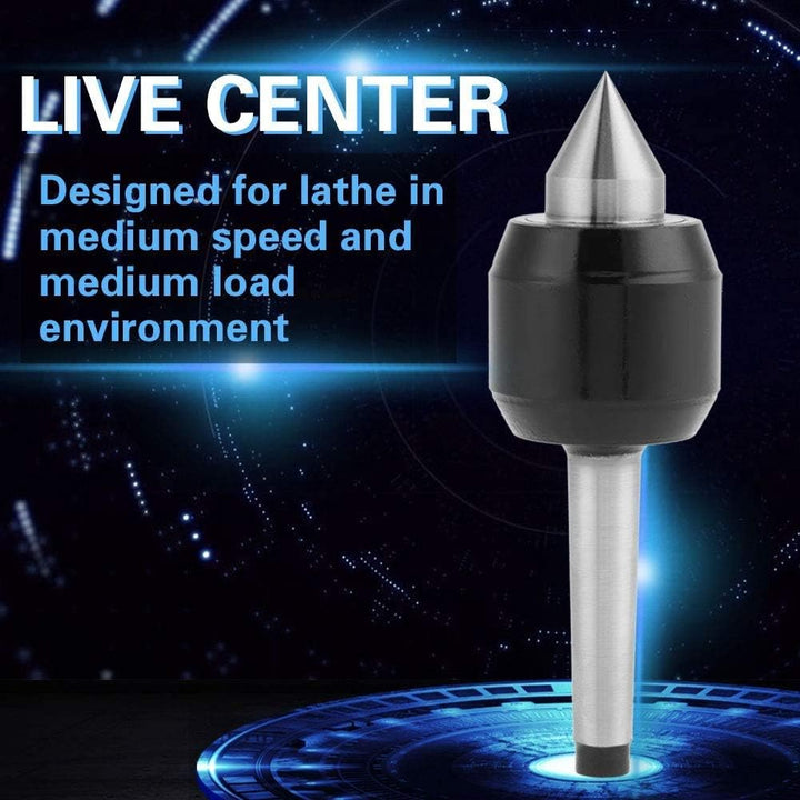 MT1 Live Center, Zentrierspitze 60 Grad Reitstock Mitlaufende Körnerspitze Drehmaschine Reitstock St