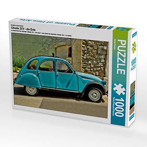 CALVENDO Puzzle Citroën 2CV - die Ente 1000 Teile Lege-Grösse 64 x 48 cm Foto-Puzzle Bild von Peter