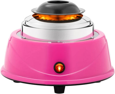 Royal Catering-RCZK - Mini-Zuckerwattemaschine Zuckerwattegerät - 420 W - 28,5 cm breit - Pink + Gra