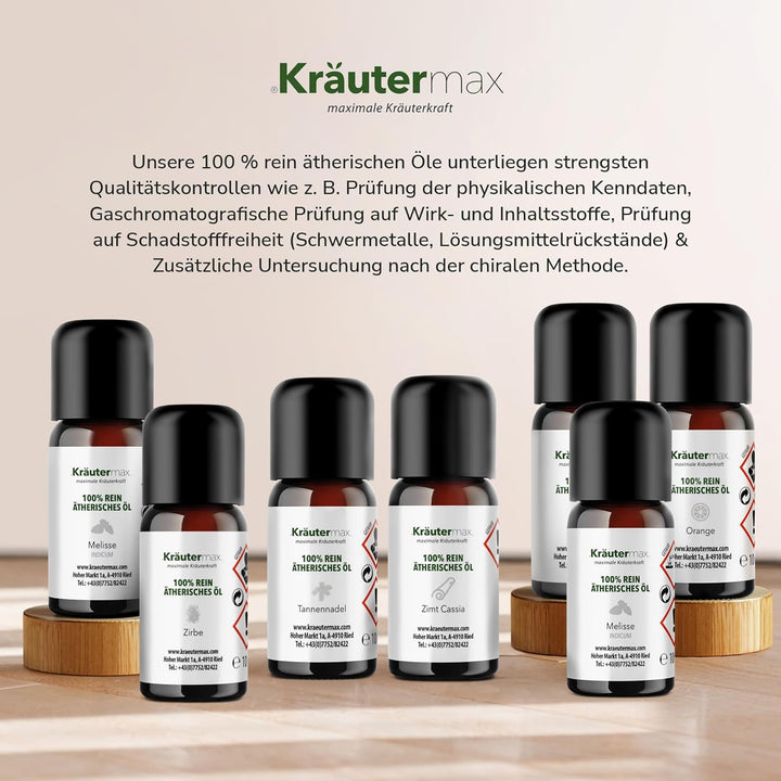 Melisse ätherisches Öl | Melisse Öl für Diffuser, Sauna und mehr | Raumduft Melisse | Naturreines ät
