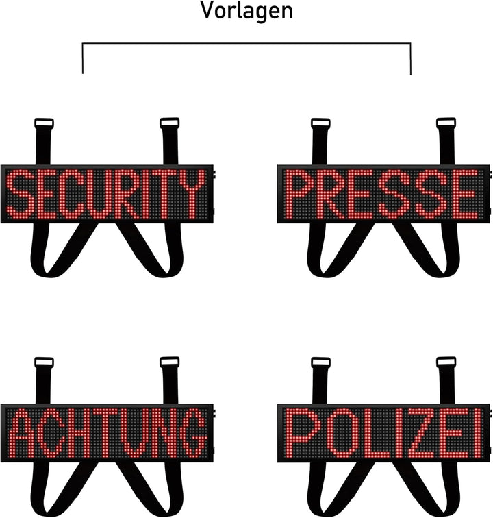 LED Frontwarnsystem | Einsatzschild | Multicolor WiFi - Android und iOS App - Handygesteuert - Dacha
