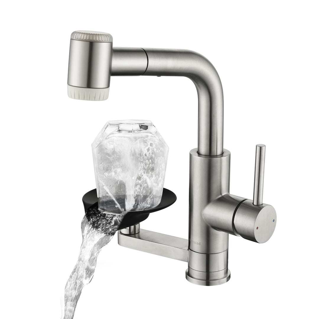 Küchenarmatur Wasserhahn Küche Glasspüler,Wasserfilter,Ausziehbar