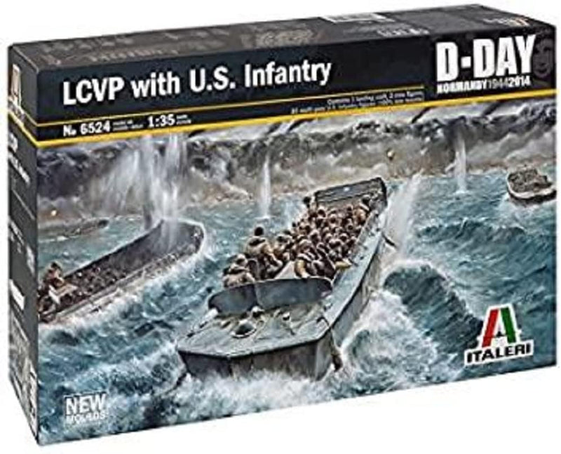 Italeri 510006524 - 1:35 LCVP mit US Infanterie