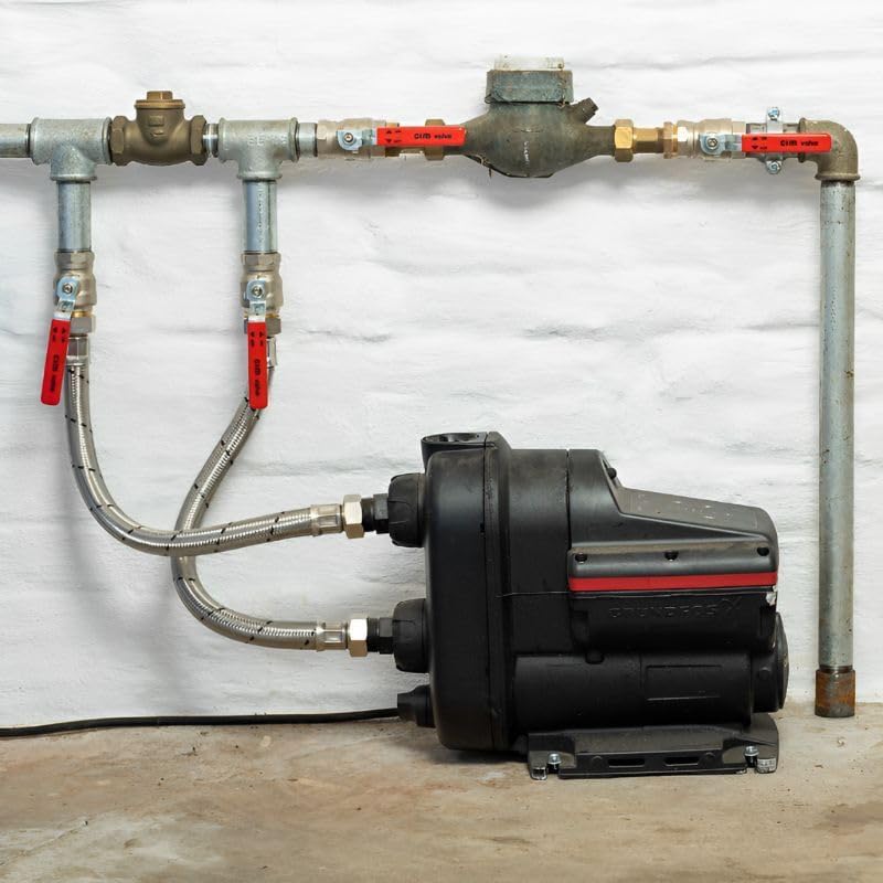 Grundfos SCALA2 Druckluftpumpe – Wasserpumpe, 0,55 kW, selbstansaugend bis zu 4 m³/h, einphasig, 220