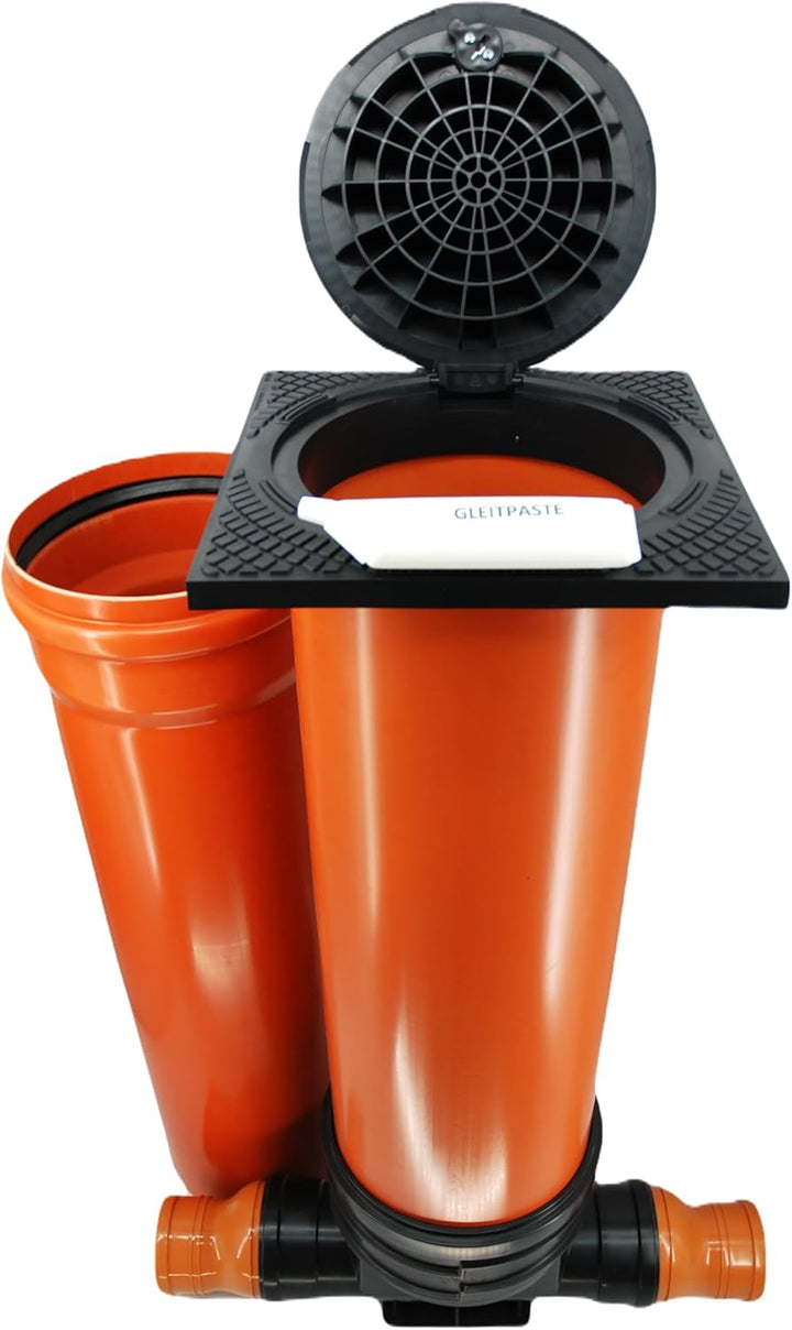 KG Kontrollschacht DN 315/ Anschlüsse160-125-110 Höhe 0,5m bis 2m Revisionsschacht Abwasserschacht S