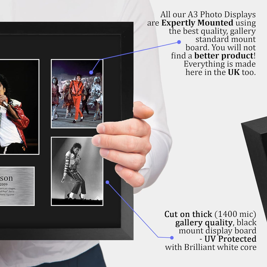 HWC Trading FR A3 Michael Jackson Musician Geschenke Gedruckt Signiert Autogramm Bild Für Musik Erin