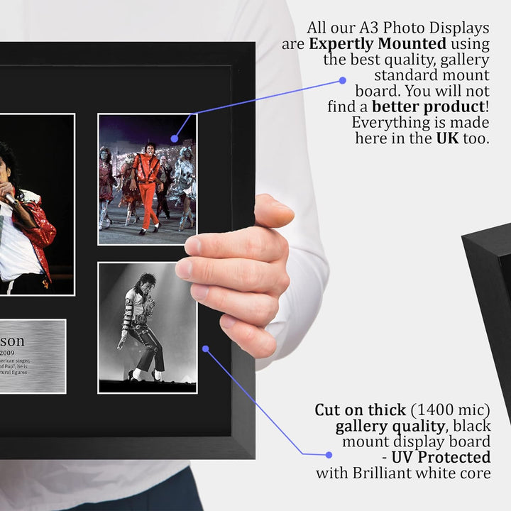 HWC Trading FR A3 Michael Jackson Musician Geschenke Gedruckt Signiert Autogramm Bild Für Musik Erin