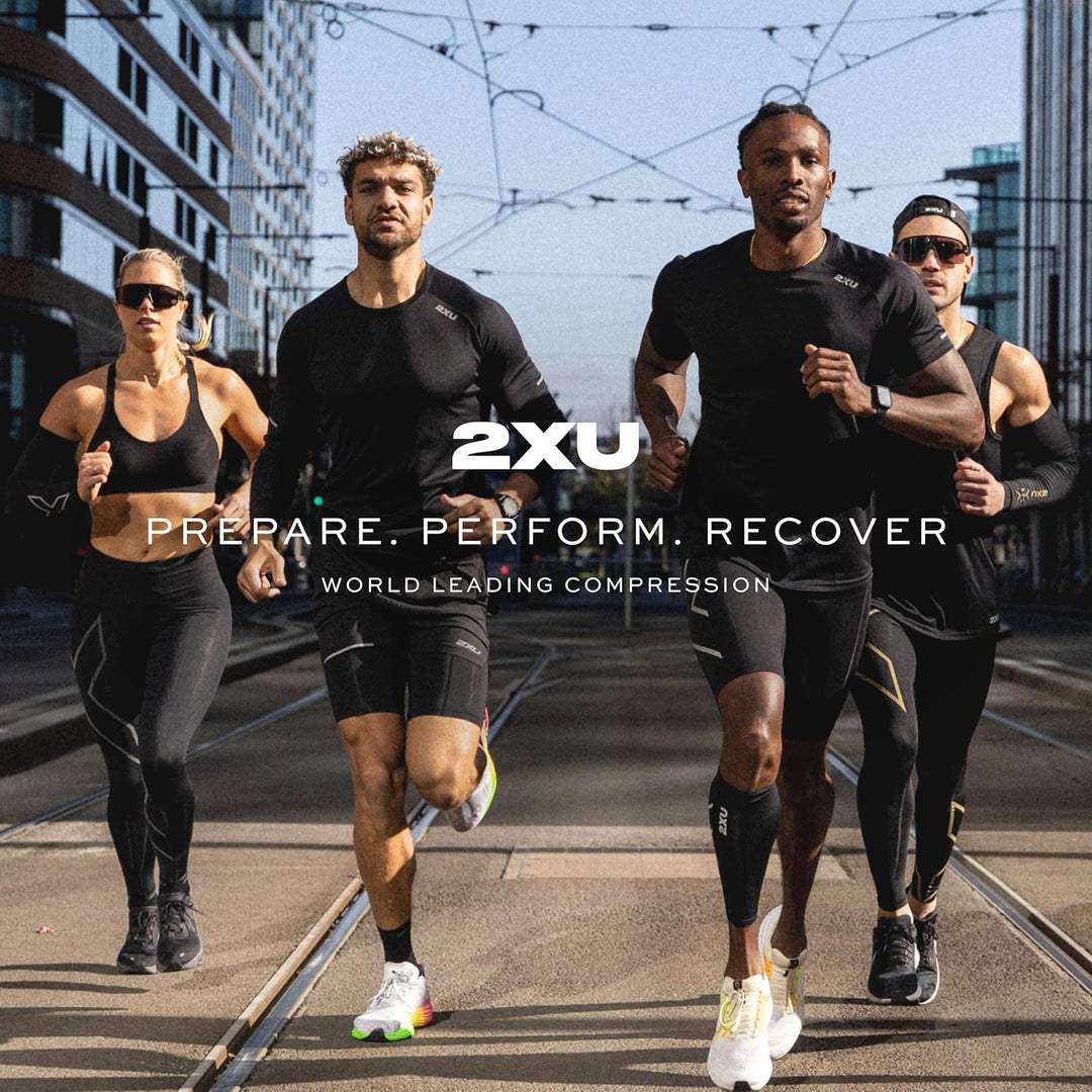 2XU Herren Ua4009a Flex Compression Arm Sleeves XS Schwarz, XS Schwarz