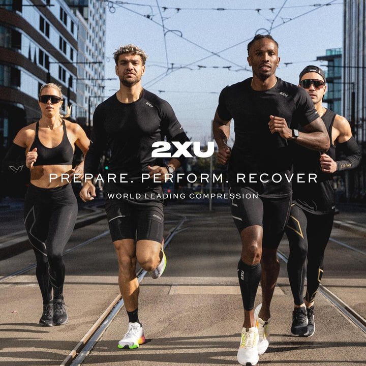 2XU Herren Ua4009a Flex Compression Arm Sleeves XS Schwarz, XS Schwarz
