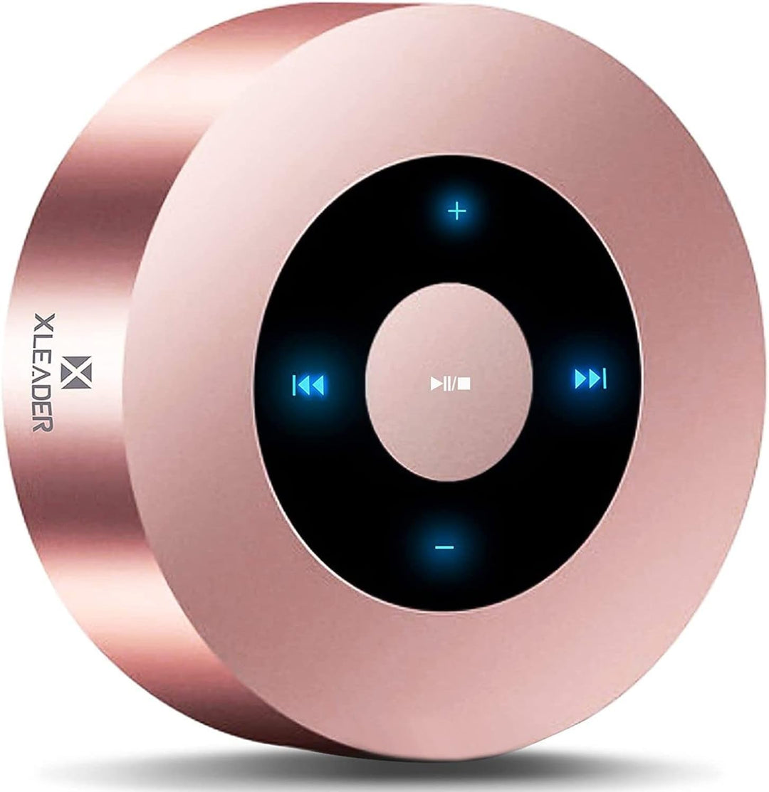 Xleader Mini Bluetooth Lautsprecher, Klein Musikbox, Touch Design, Unterstützt Aux-Eingang, Micro SD