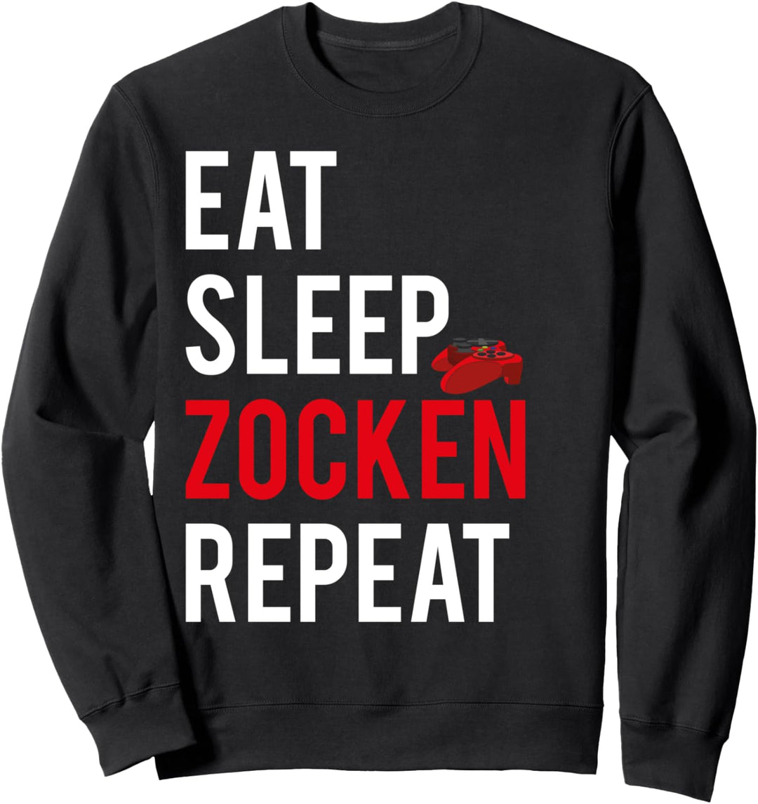 Videospiel Nerd Zocken Gaming E Sport Geek Lustiges Gamer Sweatshirt
