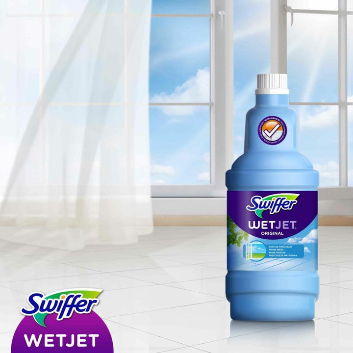 Swiffer Wetjet Lösung Nettoyante für Besen Spray, 4er Pack (4 x 1,25 l) 1.25 l (4er Pack), 1.25 l (4