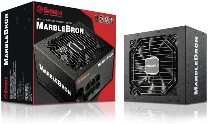 ENERMAX MARBLEBRON ATX Gaming PC Netzteil 750W 80Plus Bronze 230V EU (Semi Modular) schwarz Flachban