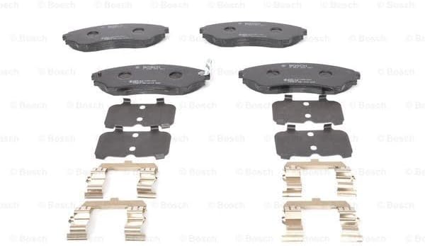 Bosch BP1213 Bremsbeläge - Vorderachse - ECE-R90 Zertifizierung - vier Bremsbeläge pro Set