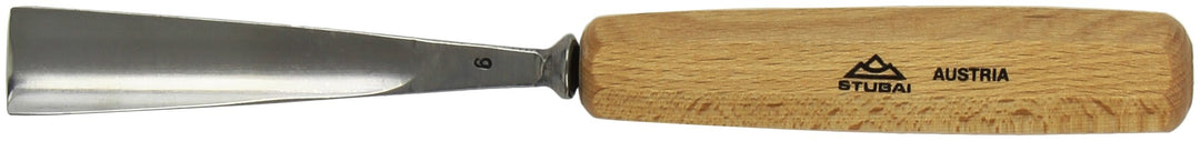 Stubai Stechbeitel Serie 55 - Form 6 : Gerades Hohleisen 25mm - 550625, 25mm