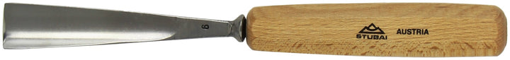 Stubai Stechbeitel Serie 55 - Form 6 : Gerades Hohleisen 25mm - 550625, 25mm